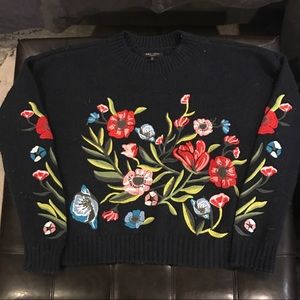 Spring flower sweater